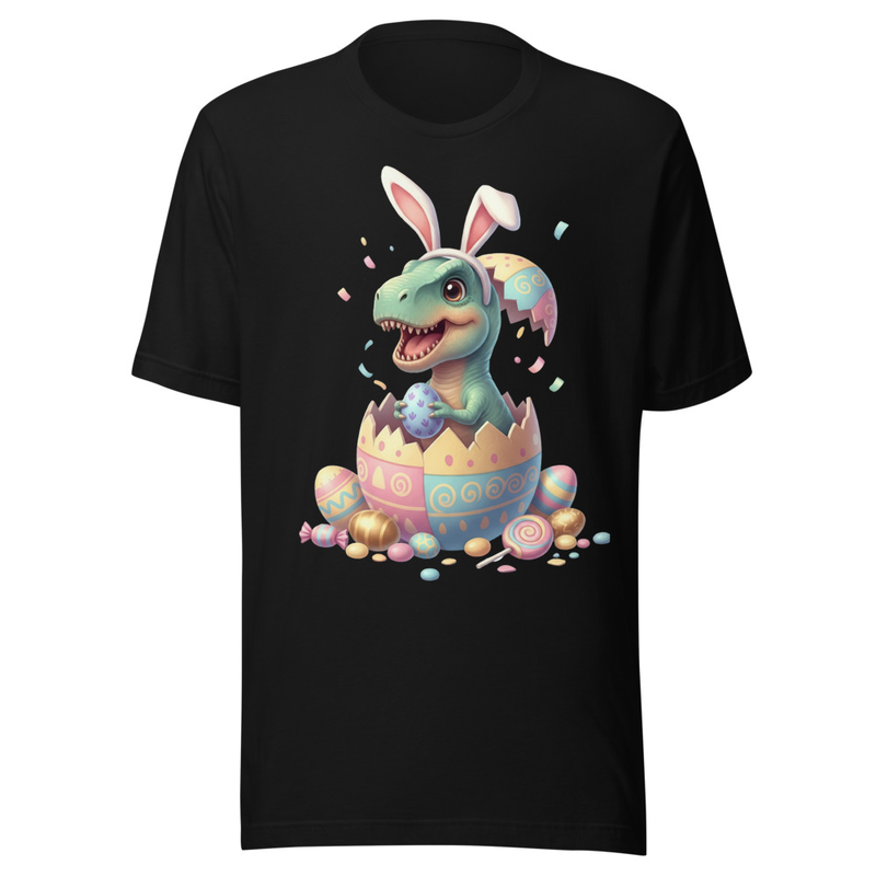 Cute Dino Easter Bunny Hatchling