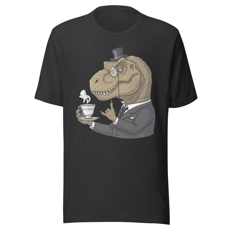 Dapper T-Rex Tea Time