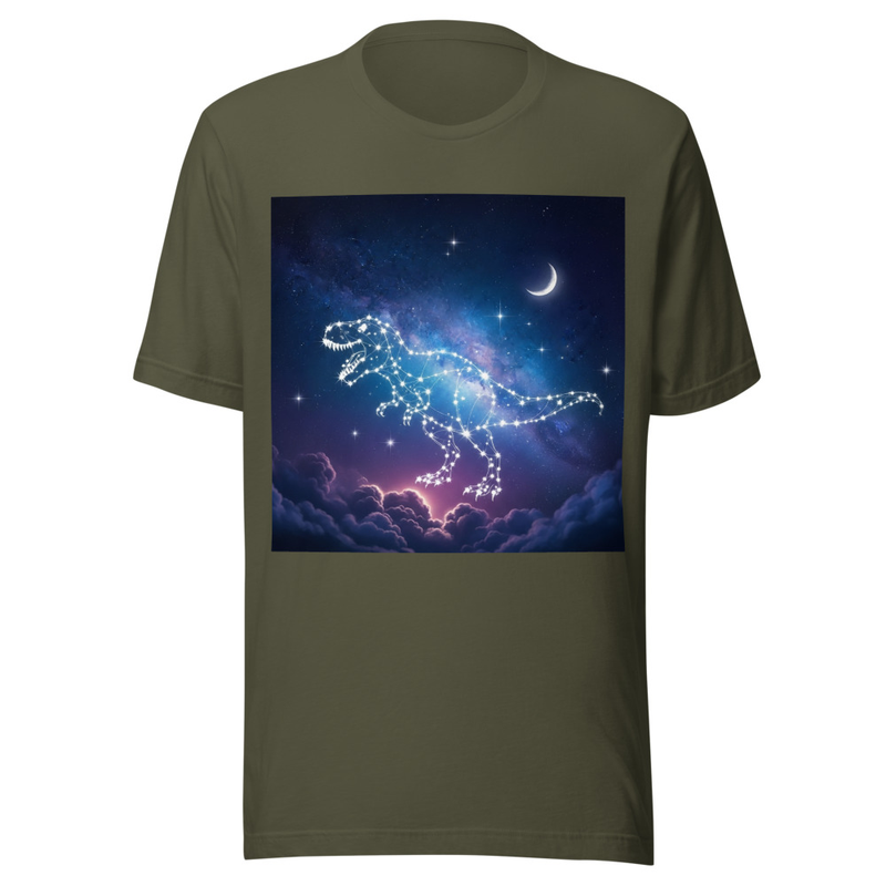 Celestial T-Rex Night Sky
