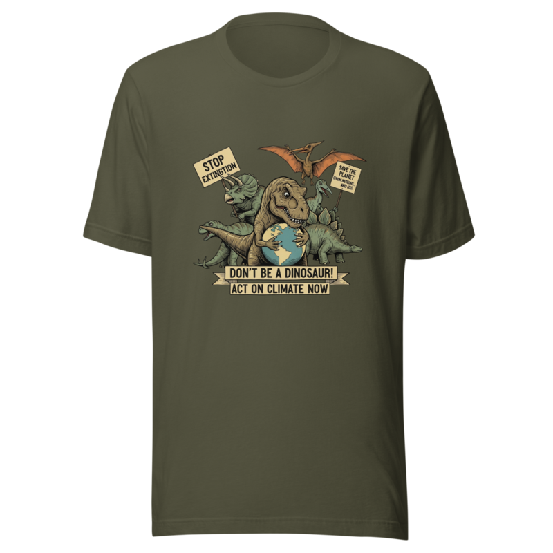 Dinosaurs for Climate Action: Don't Be a Dinosaur!