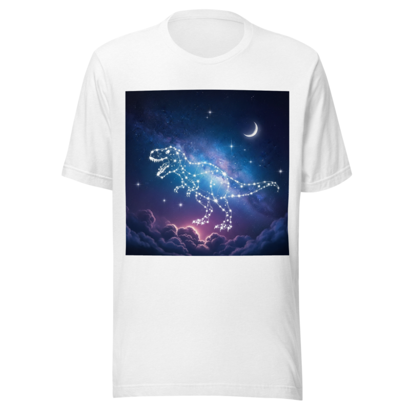Celestial T-Rex Night Sky