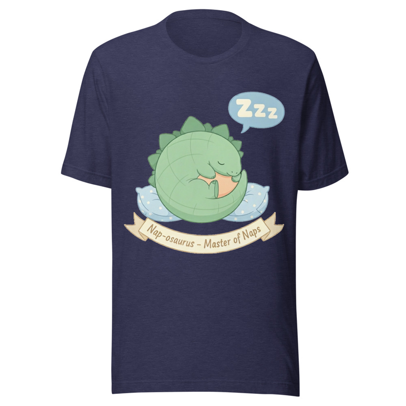 Nap-osaurus Master of Naps Cute Sleeping Dinosaur