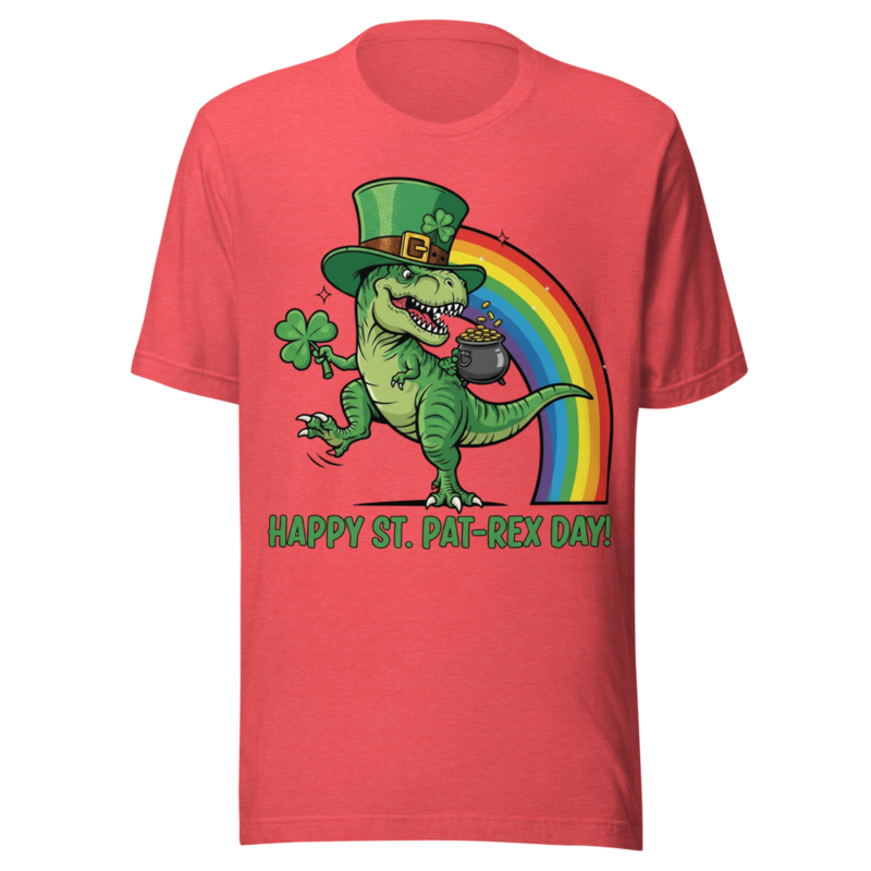 Happy St. Pat-Rex Day! Funny T-Rex St. Patrick's Day Design