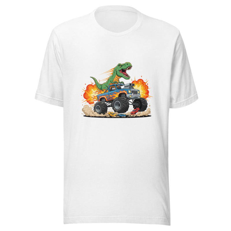 Dinosaur Monster Truck T-Shirt