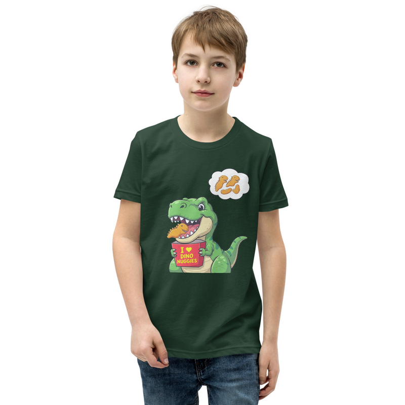I love dino Nuggies Youth Short Sleeve T-Shirt