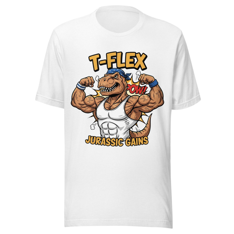 T-Flex Jurassic Gains: Muscular T-Rex Bodybuilder