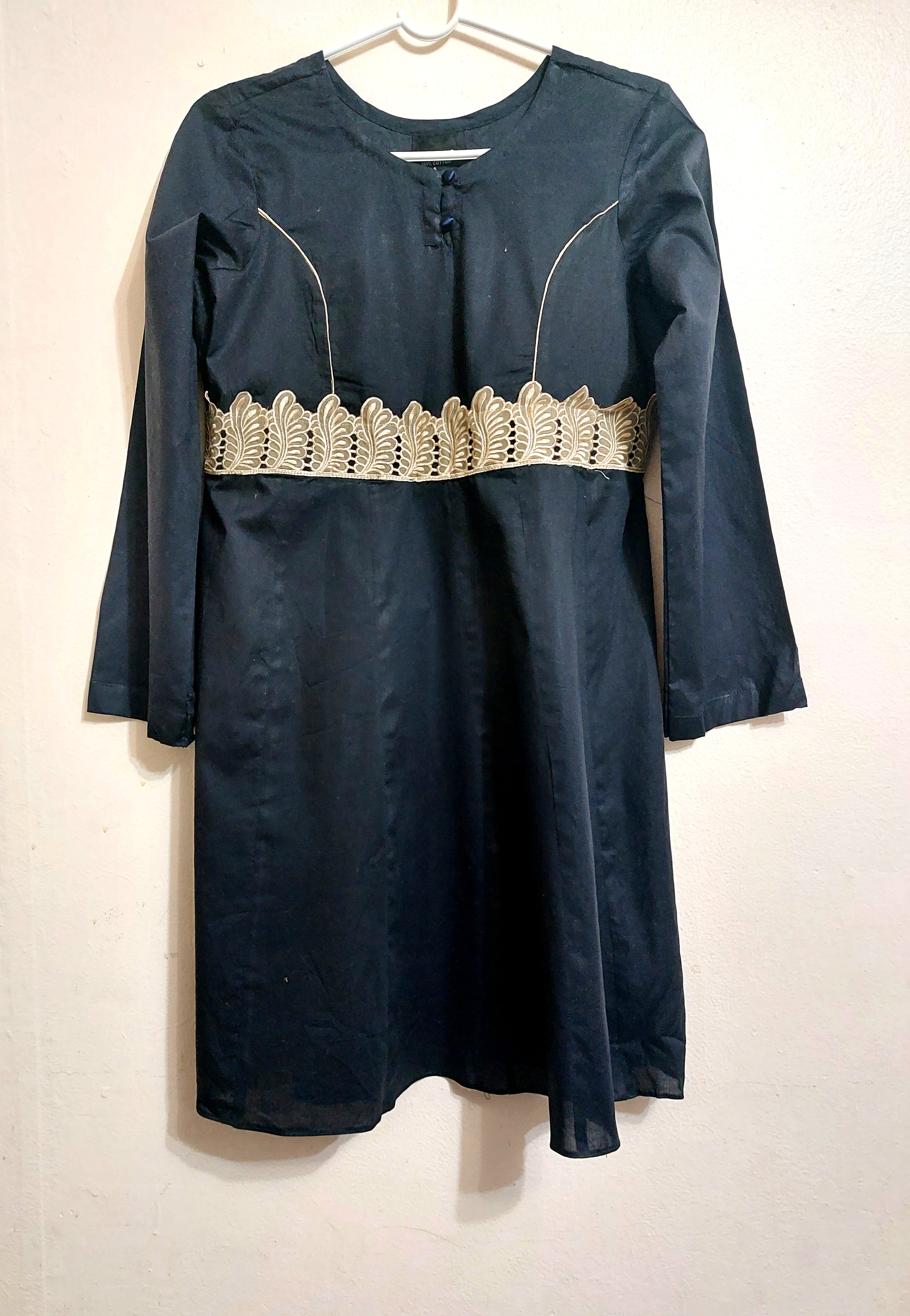 Elegant Navy Blue Dress