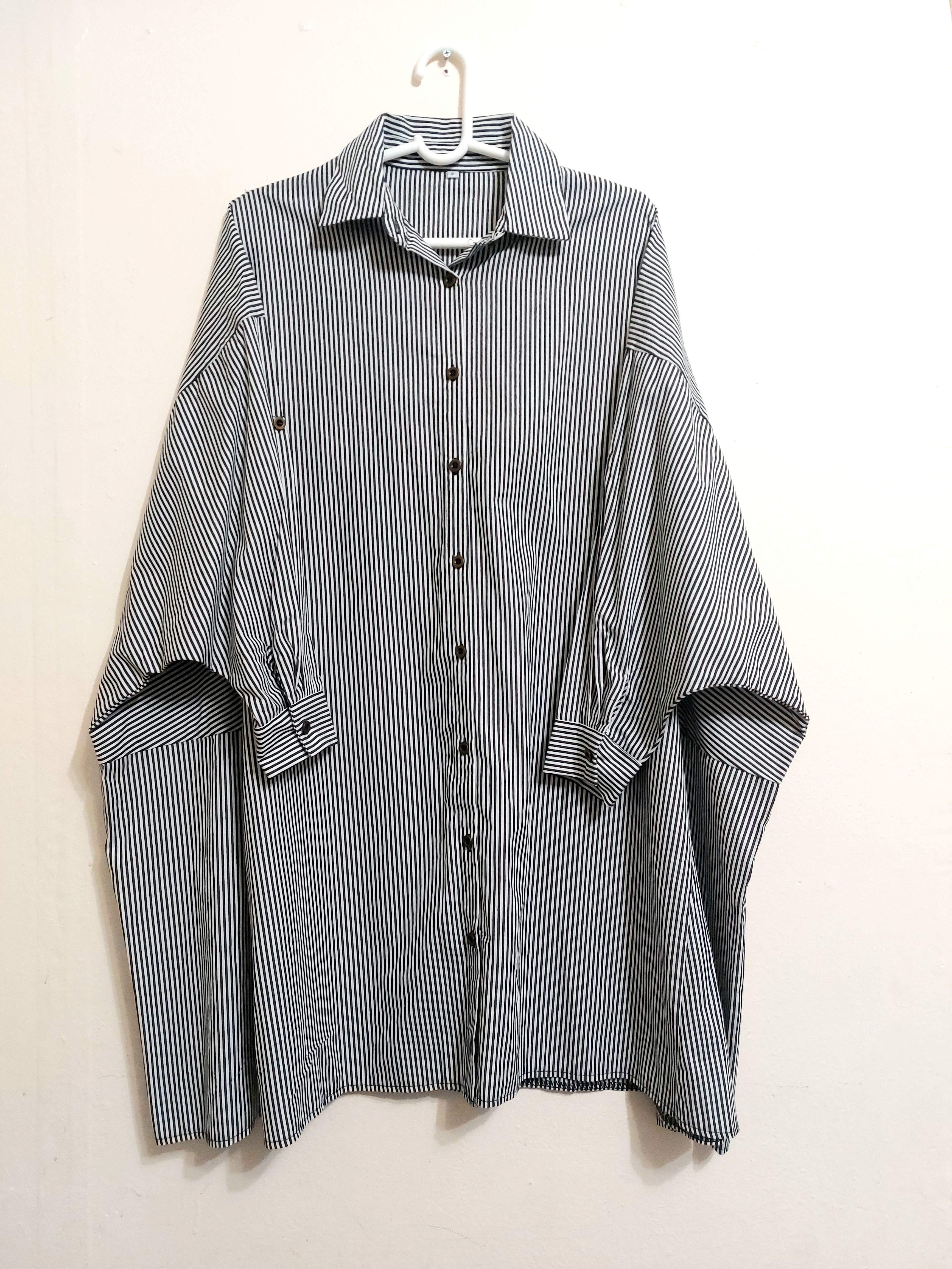 Oversized striped shirt