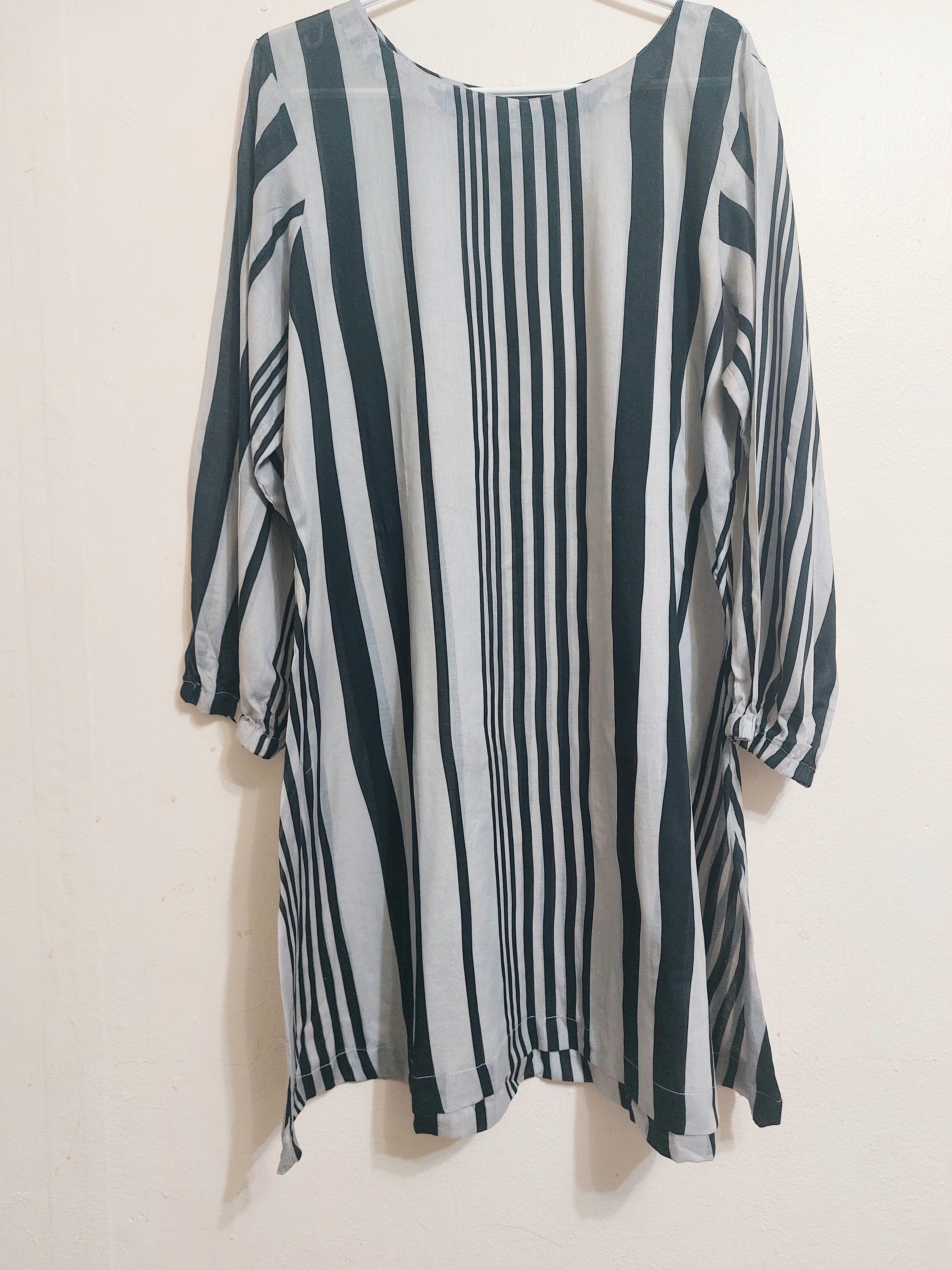 Striped Long Sleeve Tunic