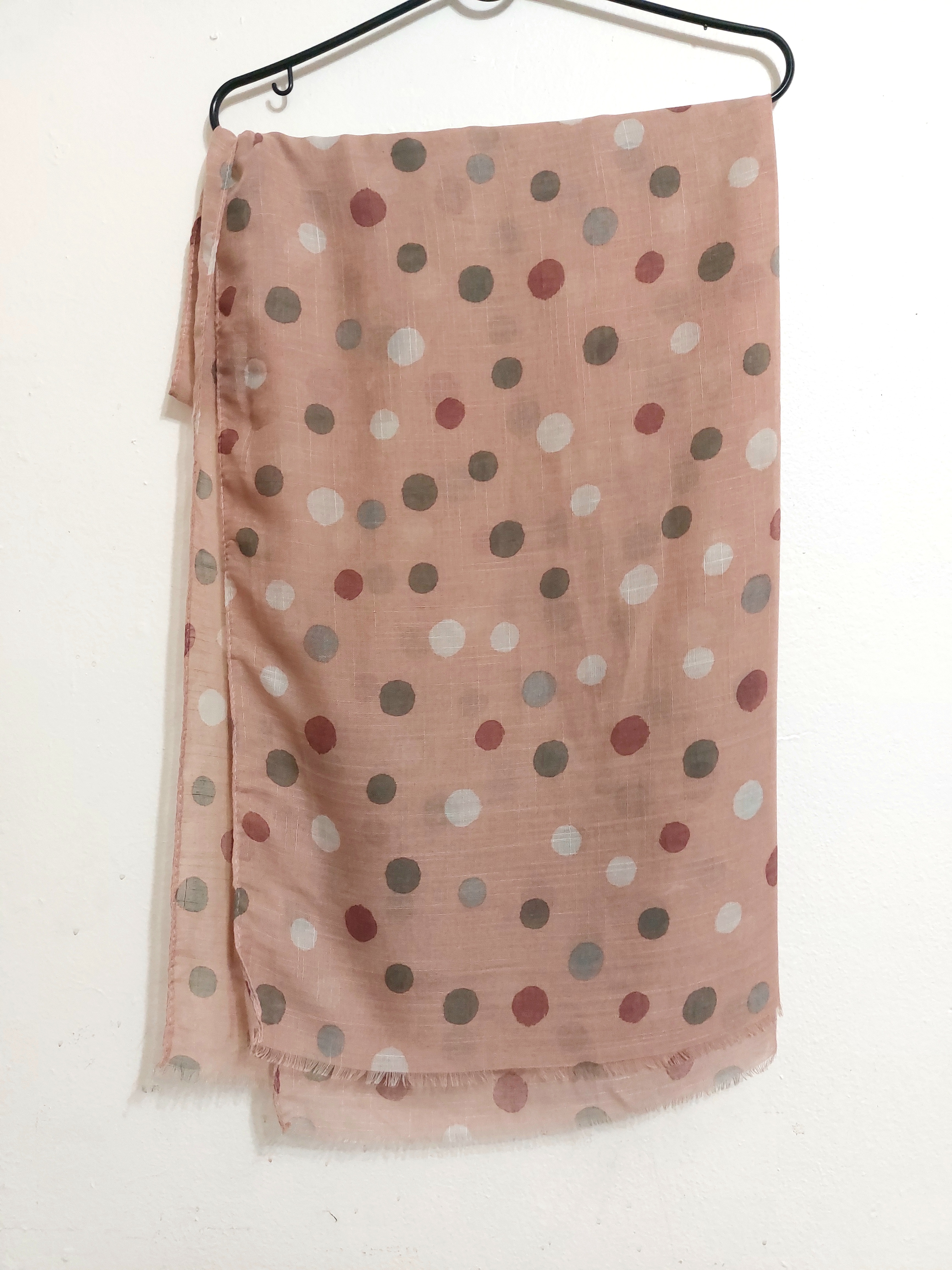 Polka Dot Printed Scarf