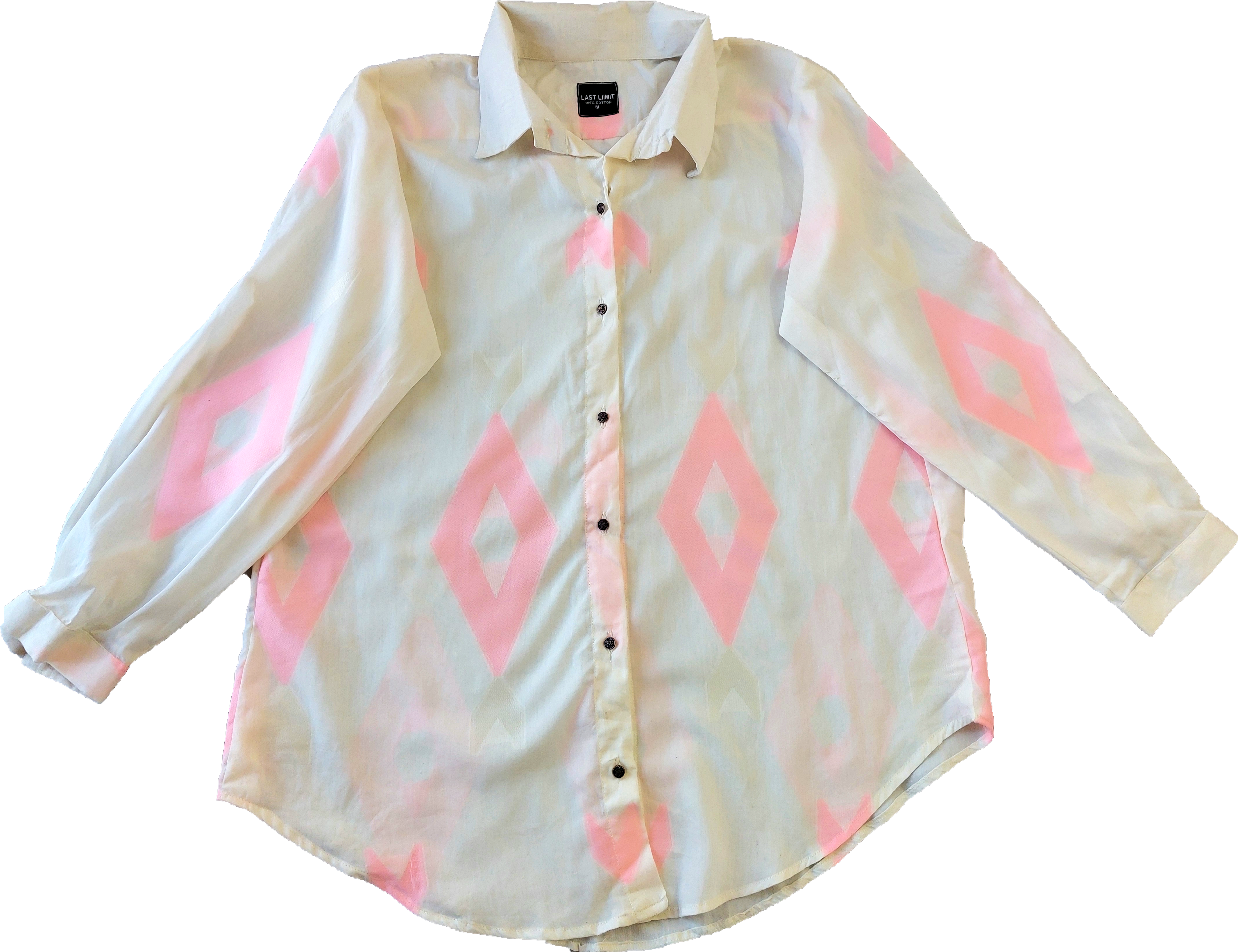 Pastel Geometric Print Shirt