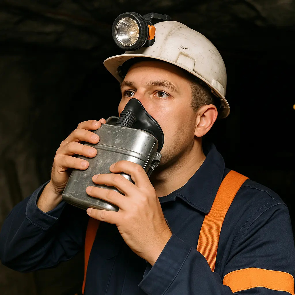 🫁 USO Y MANEJO DEL AUTORESCATADOR EN MINAS SUBTERRÁNEAS