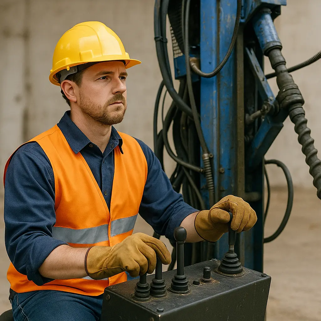 🔧 OPERADOR DE ANCLADOR ELECTROHIDRÁULICO