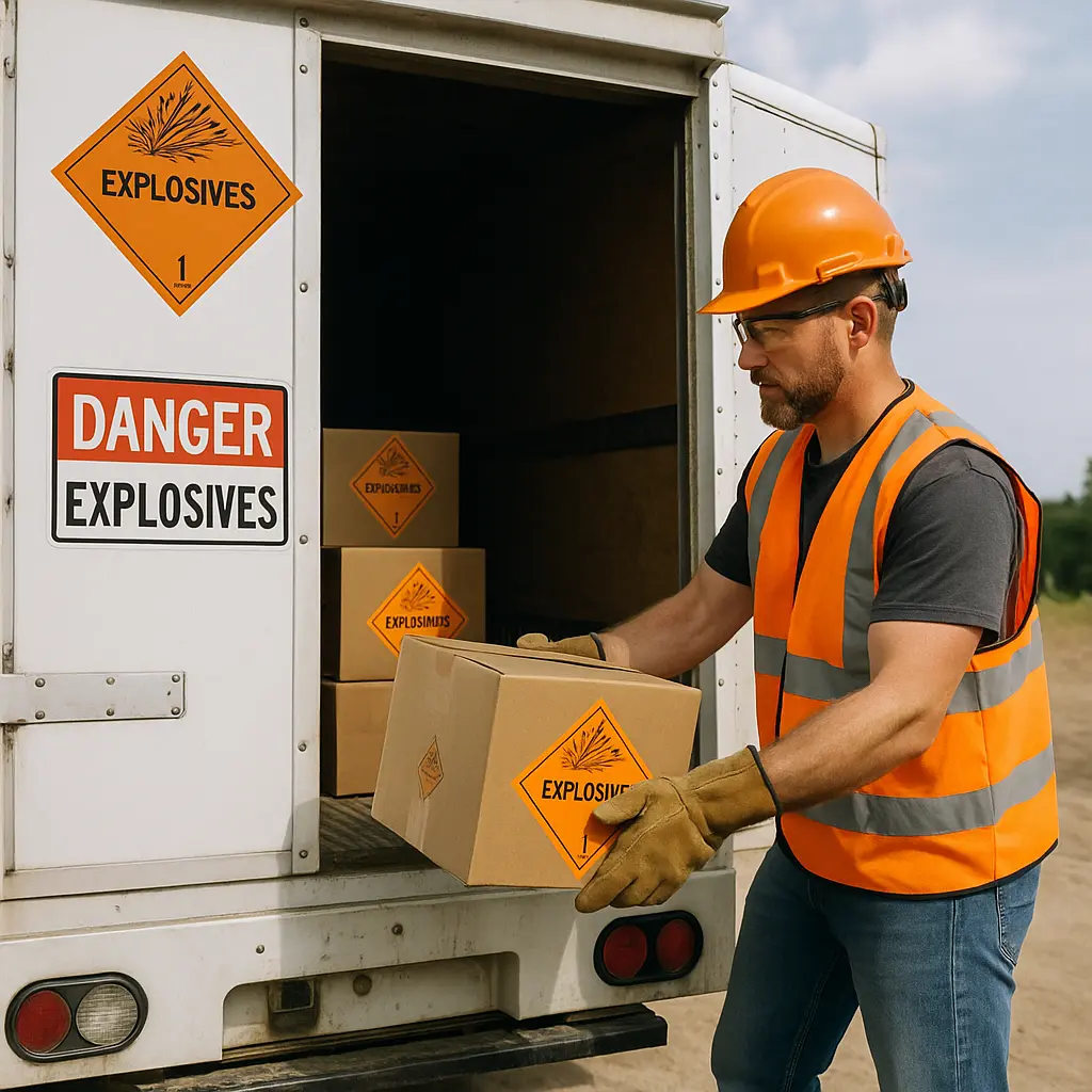 💥 OPERADOR DE CAMIÓN / CAMIONETA PARA REPARTO DE EXPLOSIVOS