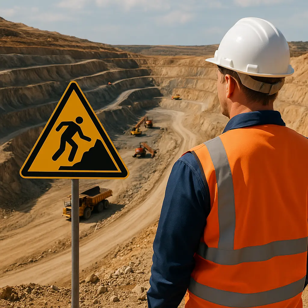 🏜️ RIESGOS EN MINERÍA A TAJO ABIERTO