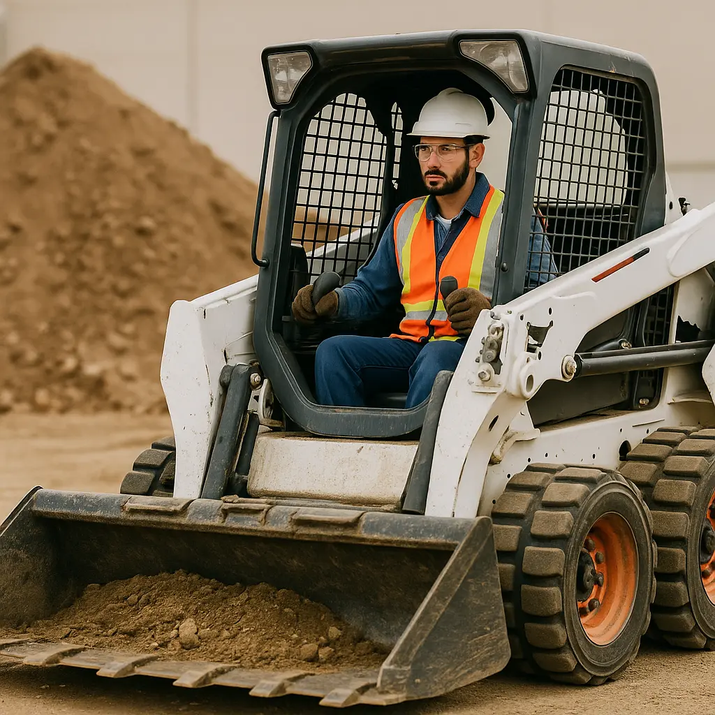 OPERADOR DE CARGADOR COMPACTO DE OBRAS (MINI CARGADOR)