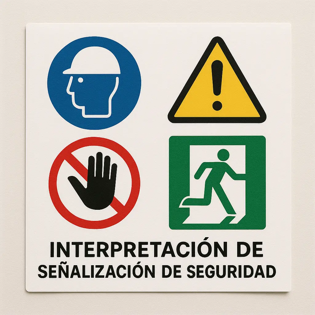 🚧 INTERPRETACIÓN DE SEÑALIZACIÓN DE SEGURIDAD