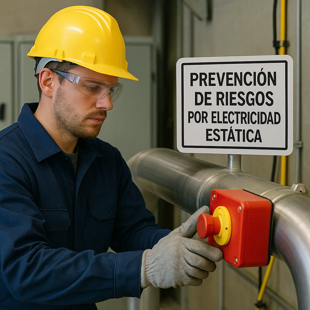 ⚡ PREVENCIÓN DE RIESGOS POR ELECTRICIDAD ESTÁTICA