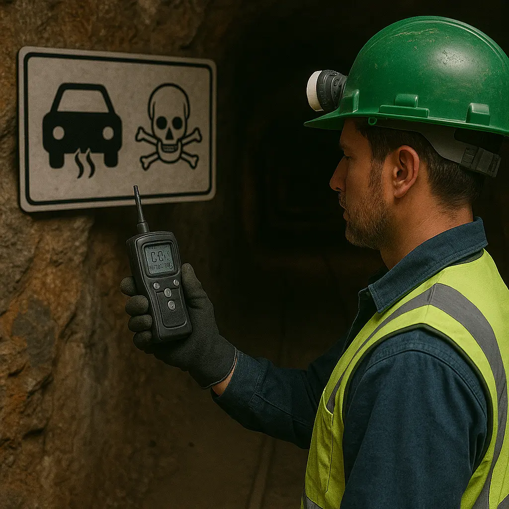 🧪 MONÓXIDO DE CARBONO (CO) Y GASES NITROSOS (N₂O) EN INTERIOR DE MINA