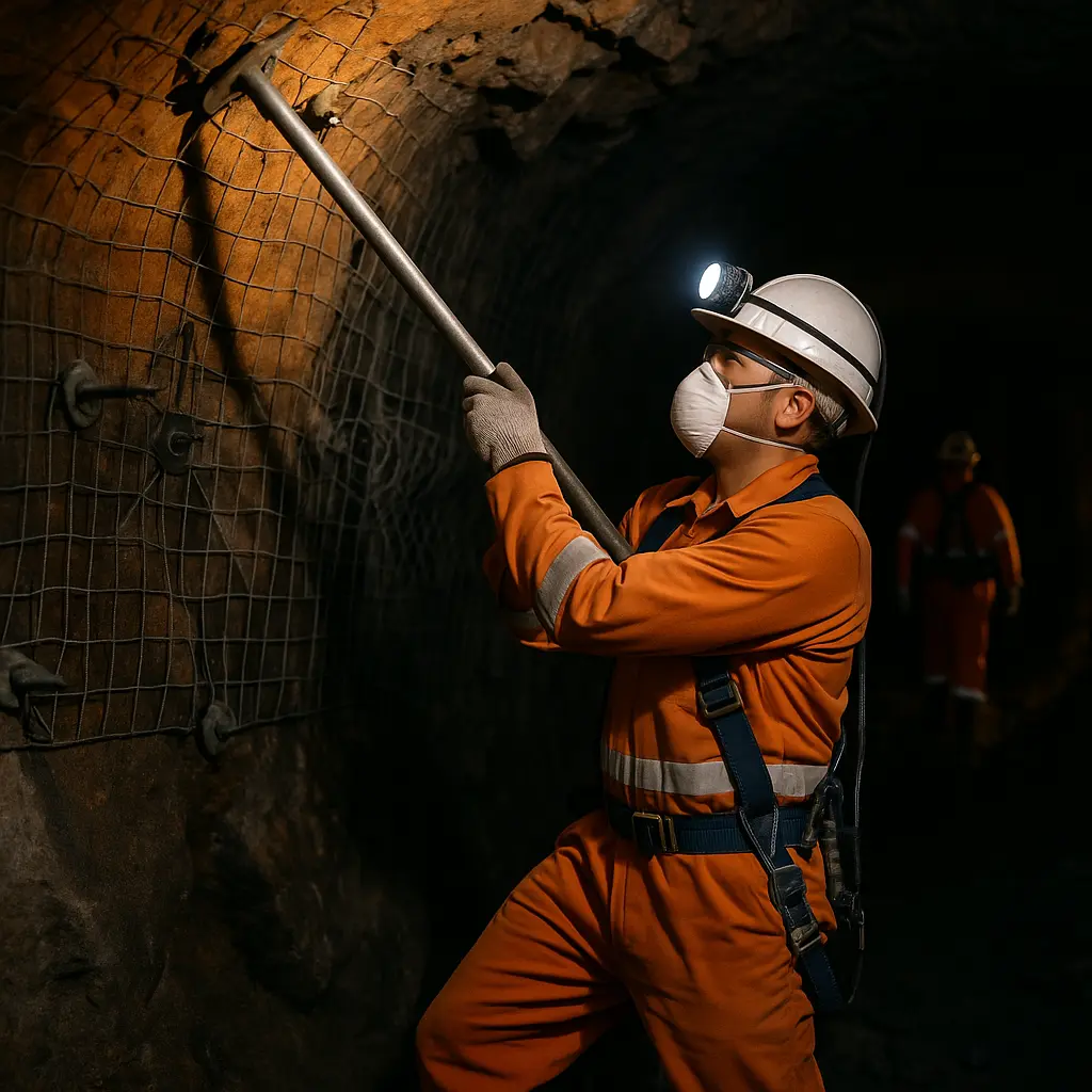💥 USO Y MANEJO DE EXPLOSIVOS EN INTERIOR DE MINA Y TAJO