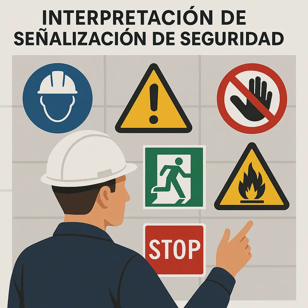 🚧 INTERPRETACIÓN DE SEÑALIZACIÓN DE SEGURIDAD