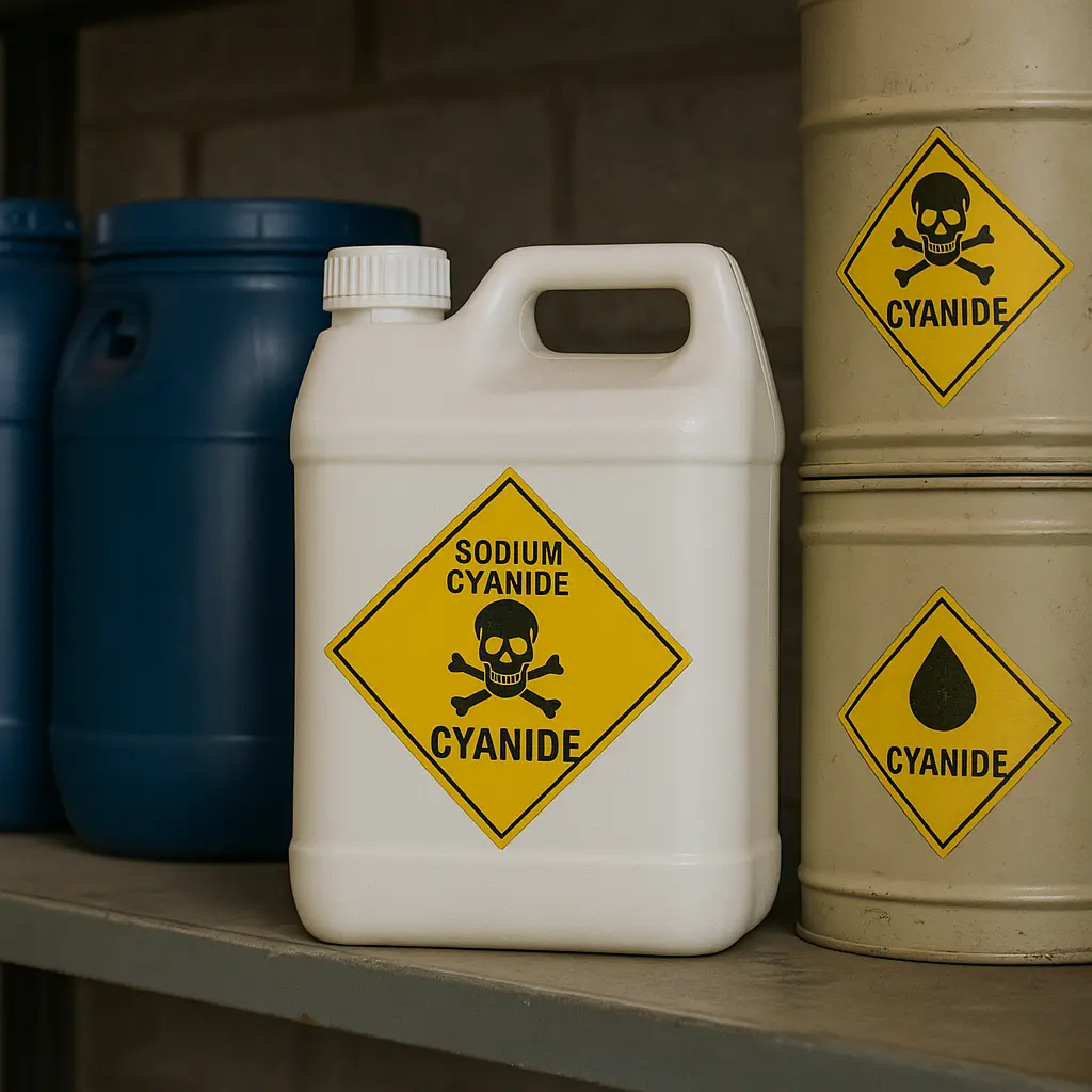 ☣️ USO, MANEJO, TRASLADO Y ALMACENAMIENTO DE CIANURO PARA LA INDUSTRIA MINERA