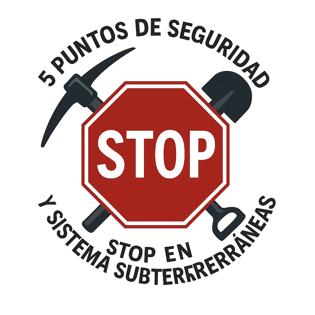 🚧 5 PUNTOS DE SEGURIDAD Y SISTEMA STOP EN MINAS SUBTERRÁNEAS