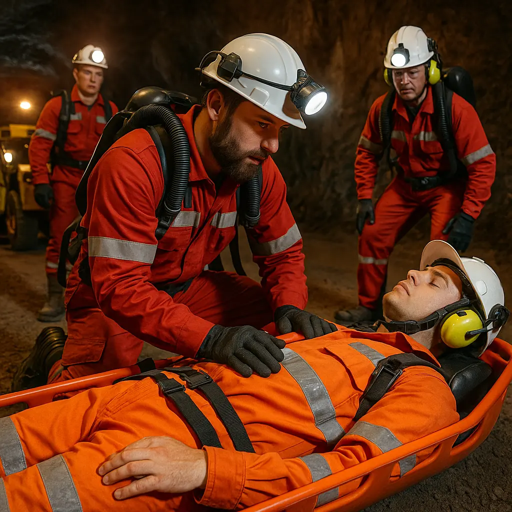 🛟 BRIGADAS Y CUADRILLAS DE RESCATE EN MINERÍA