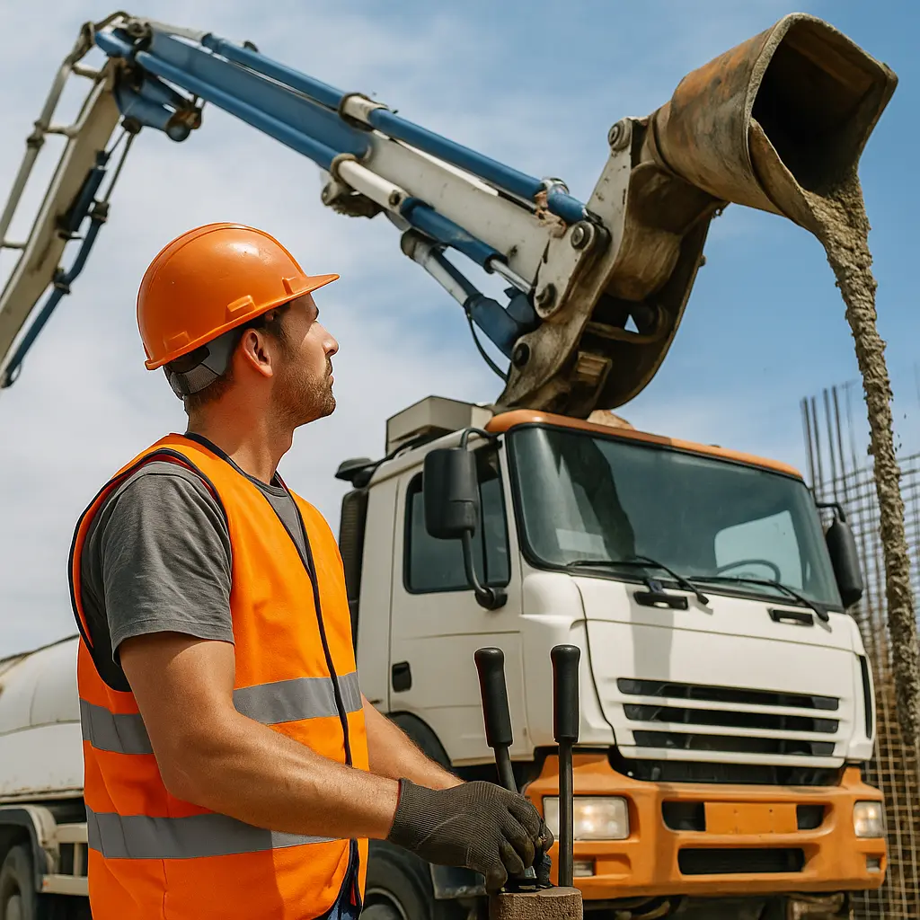 🏗️ OPERADOR DE BOMBA PLUMA DE CONCRETO