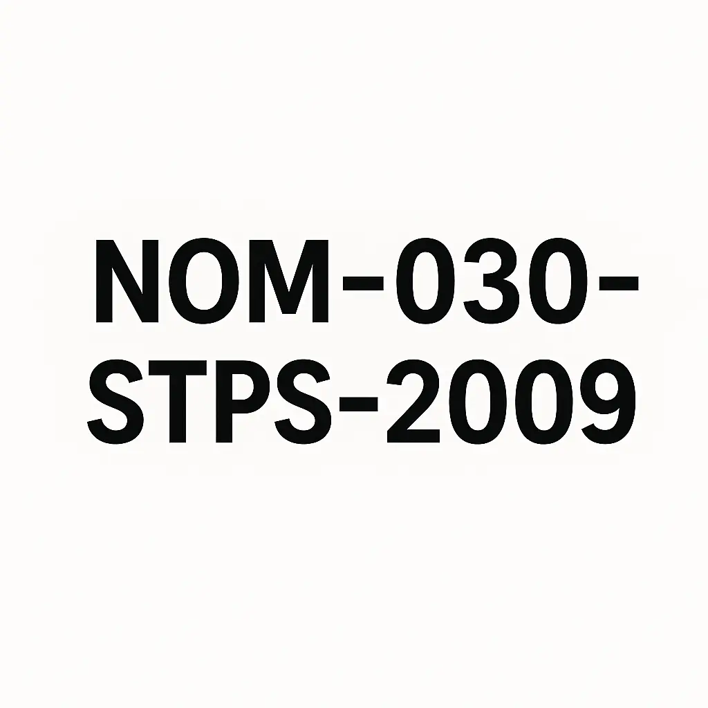 🧾 NOM-030-STPS-2009 — SERVICIOS PREVENTIVOS DE SEGURIDAD Y SALUD EN EL TRABAJO