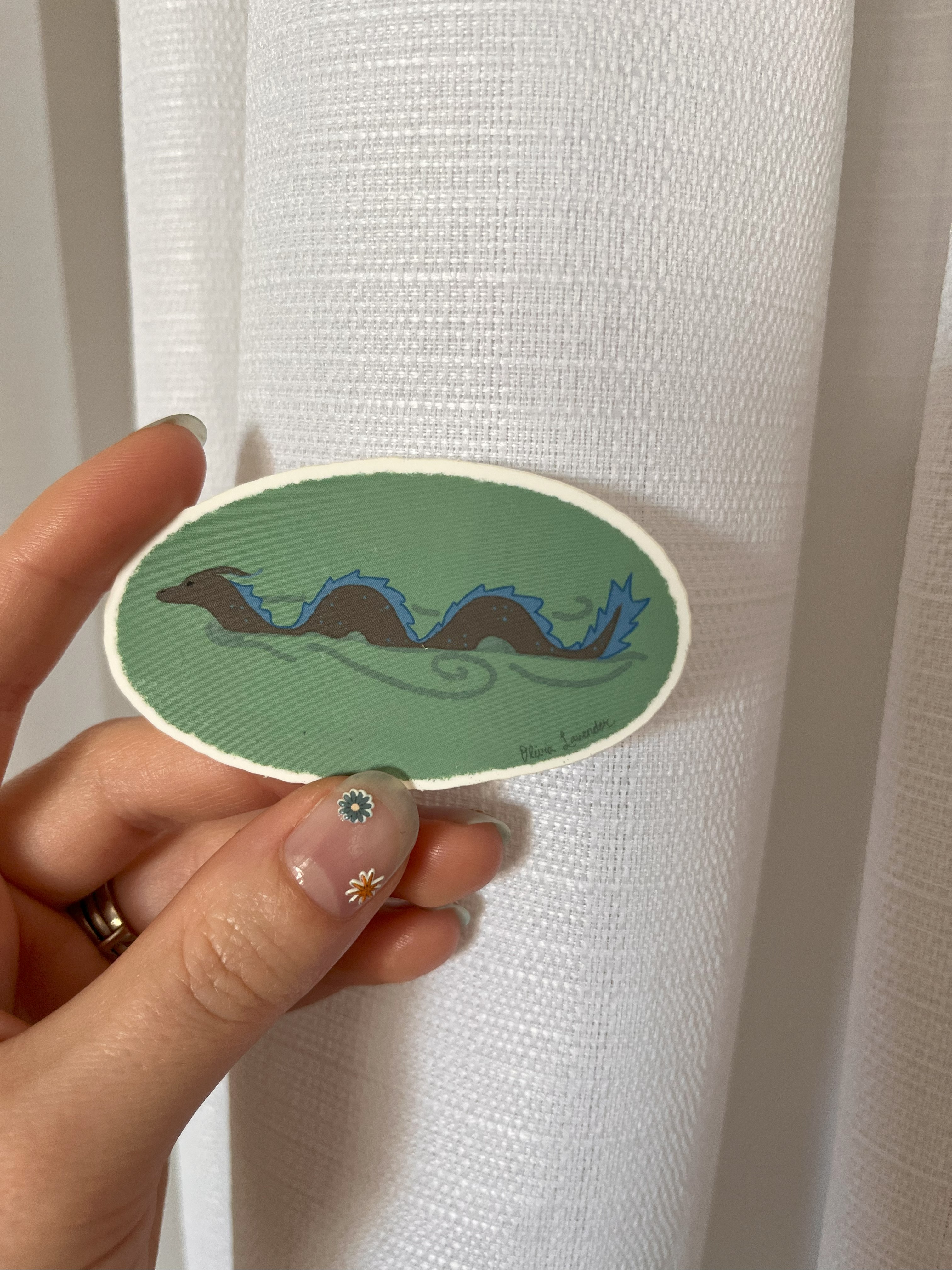 River Serpent Sticker