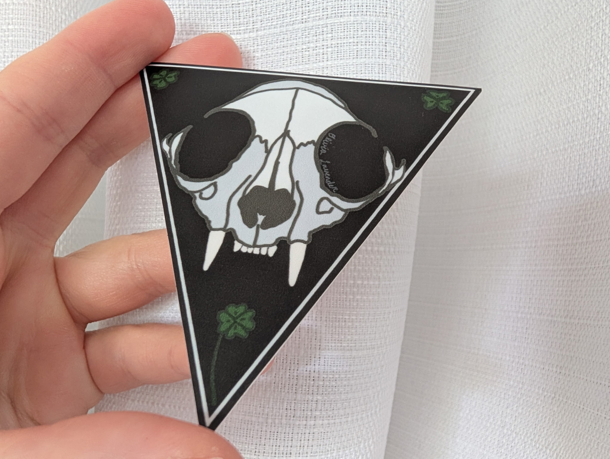 Cat Skull Sticker
