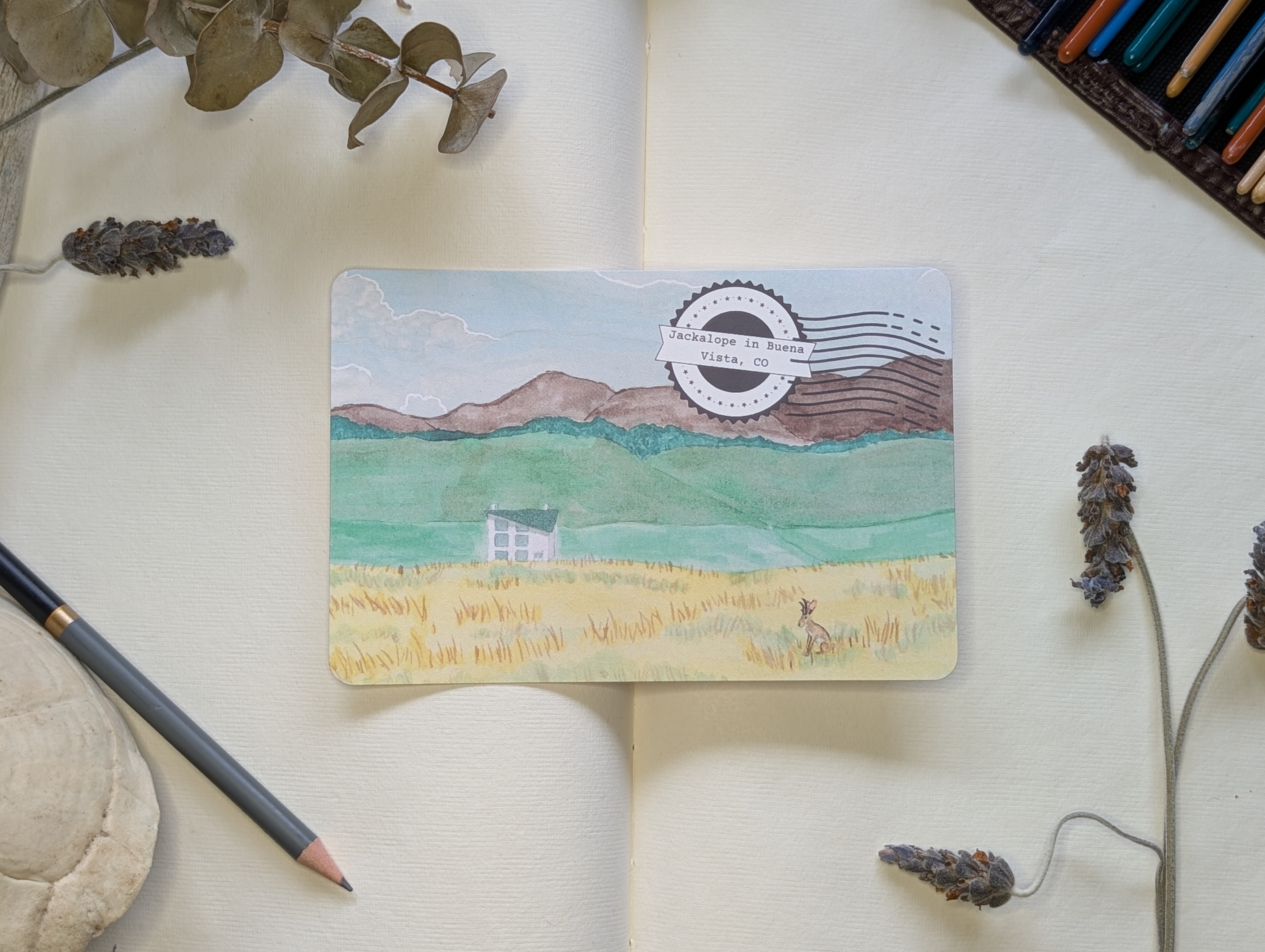 Jackalope Postcard – Buena Vista, CO
