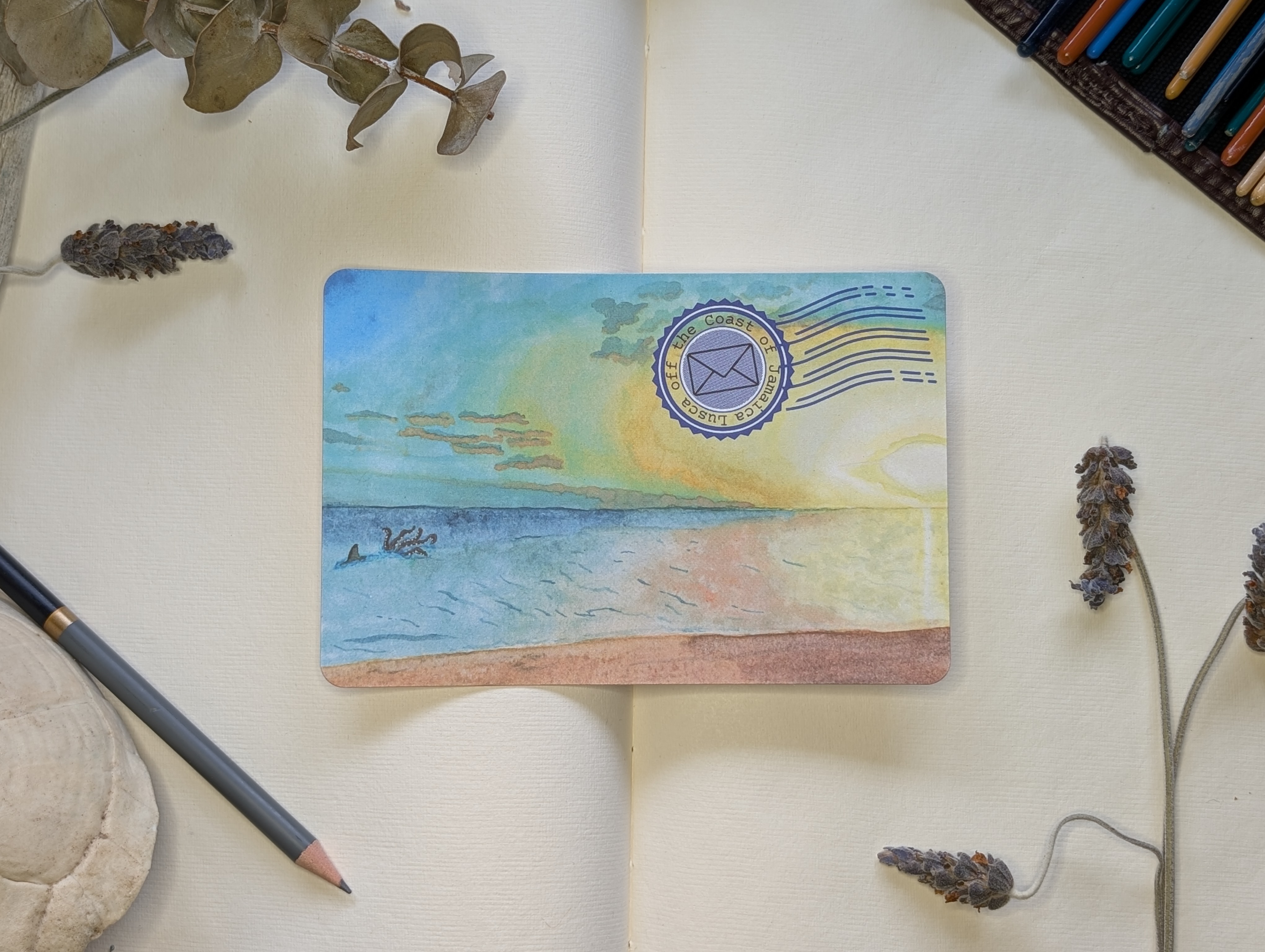 Lusca Postcard - Jamaica