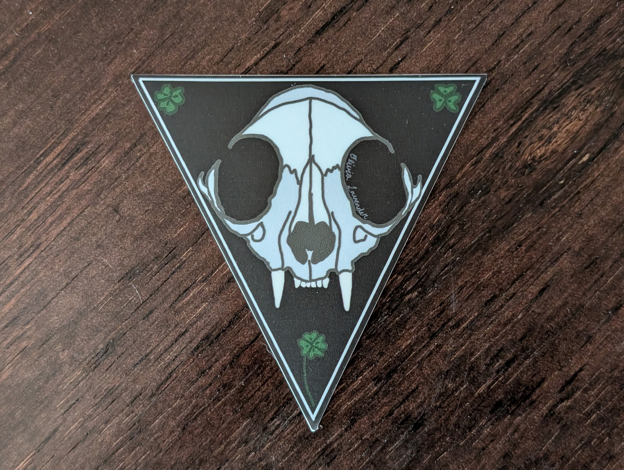 Cat Skull Sticker