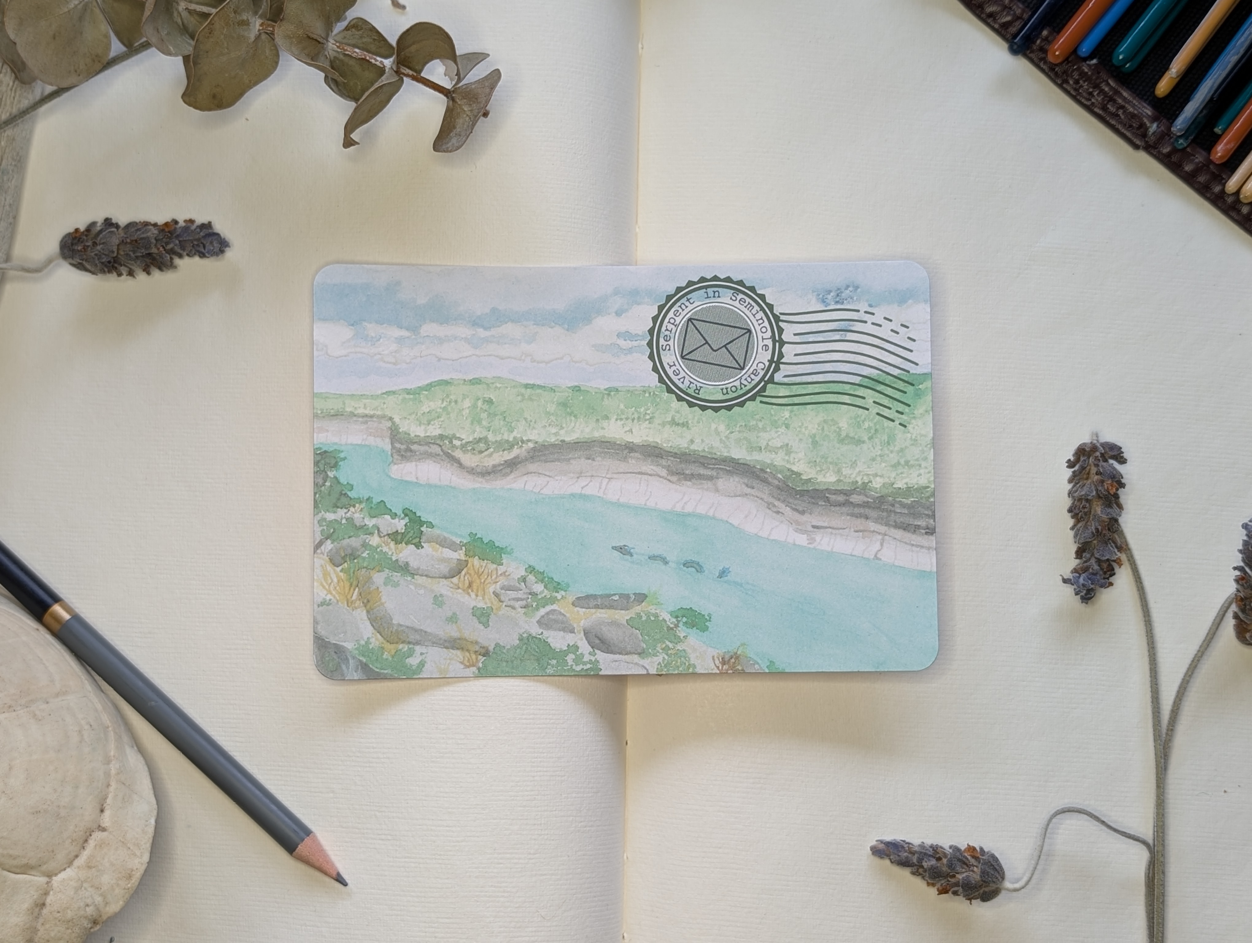 River Serpent - Seminole Canyon, Texas