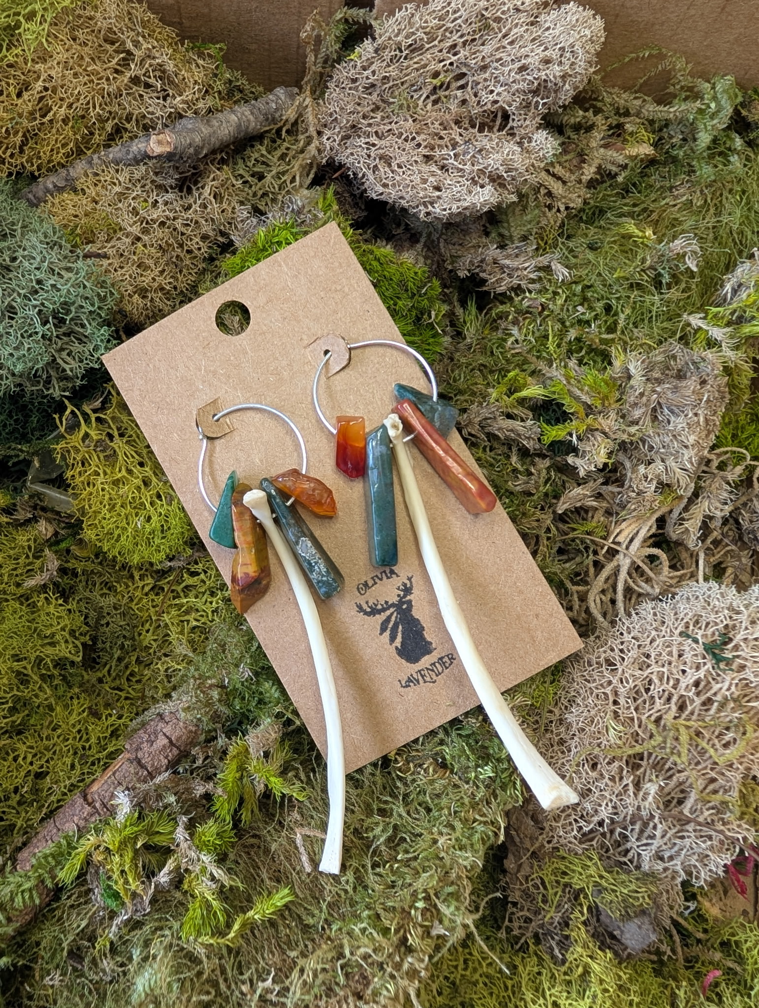 Possum Rib Earrings