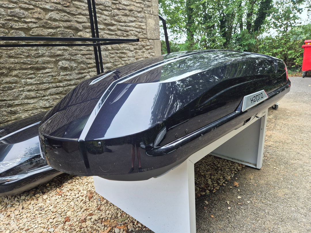 Used Hapro Trivor 440L Roof Box (summer Clearance)