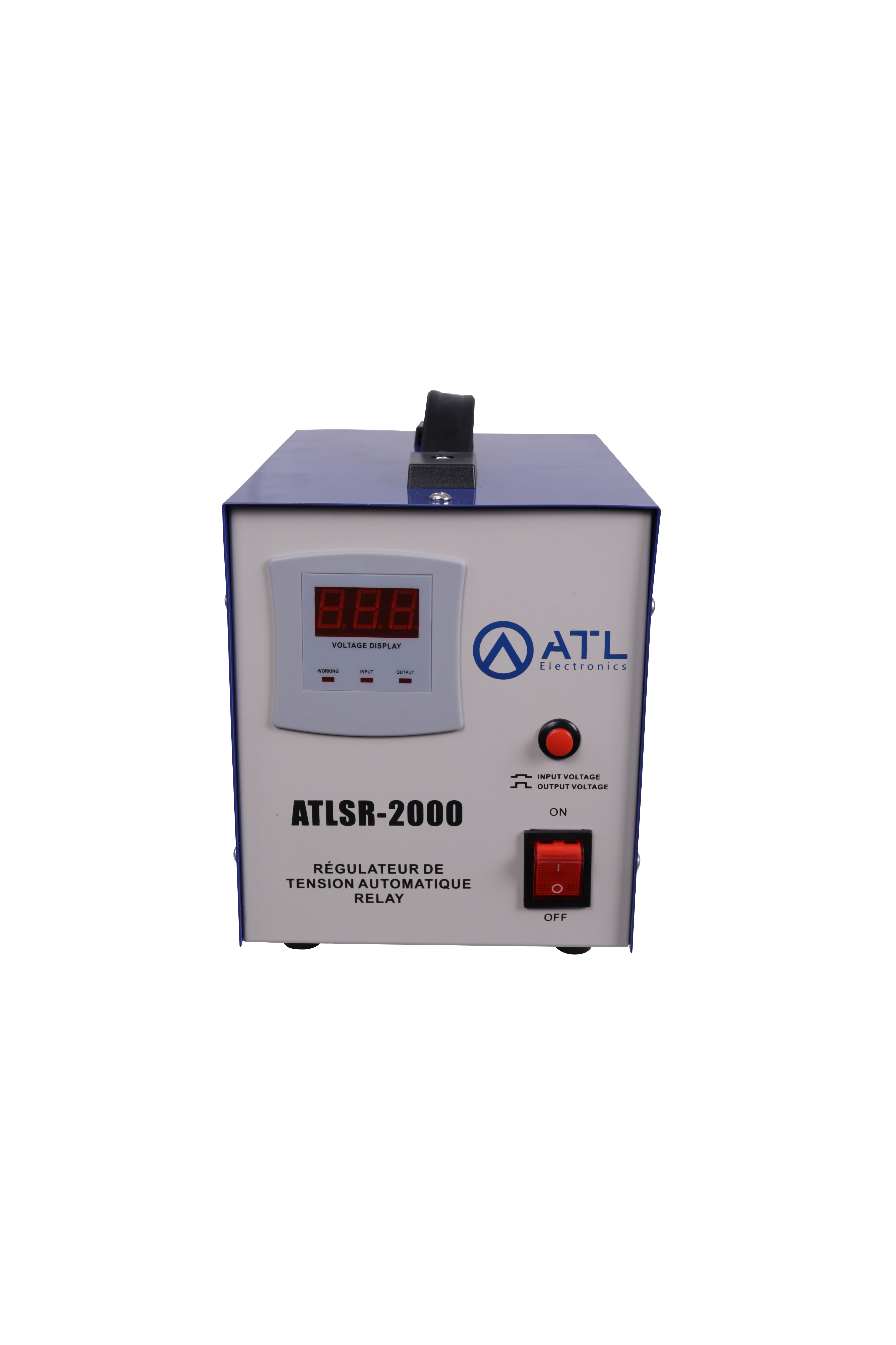 STABILISATEUR ATL 2000 VA/ AFFICHAGE NUMERIQUE/ RELAY 