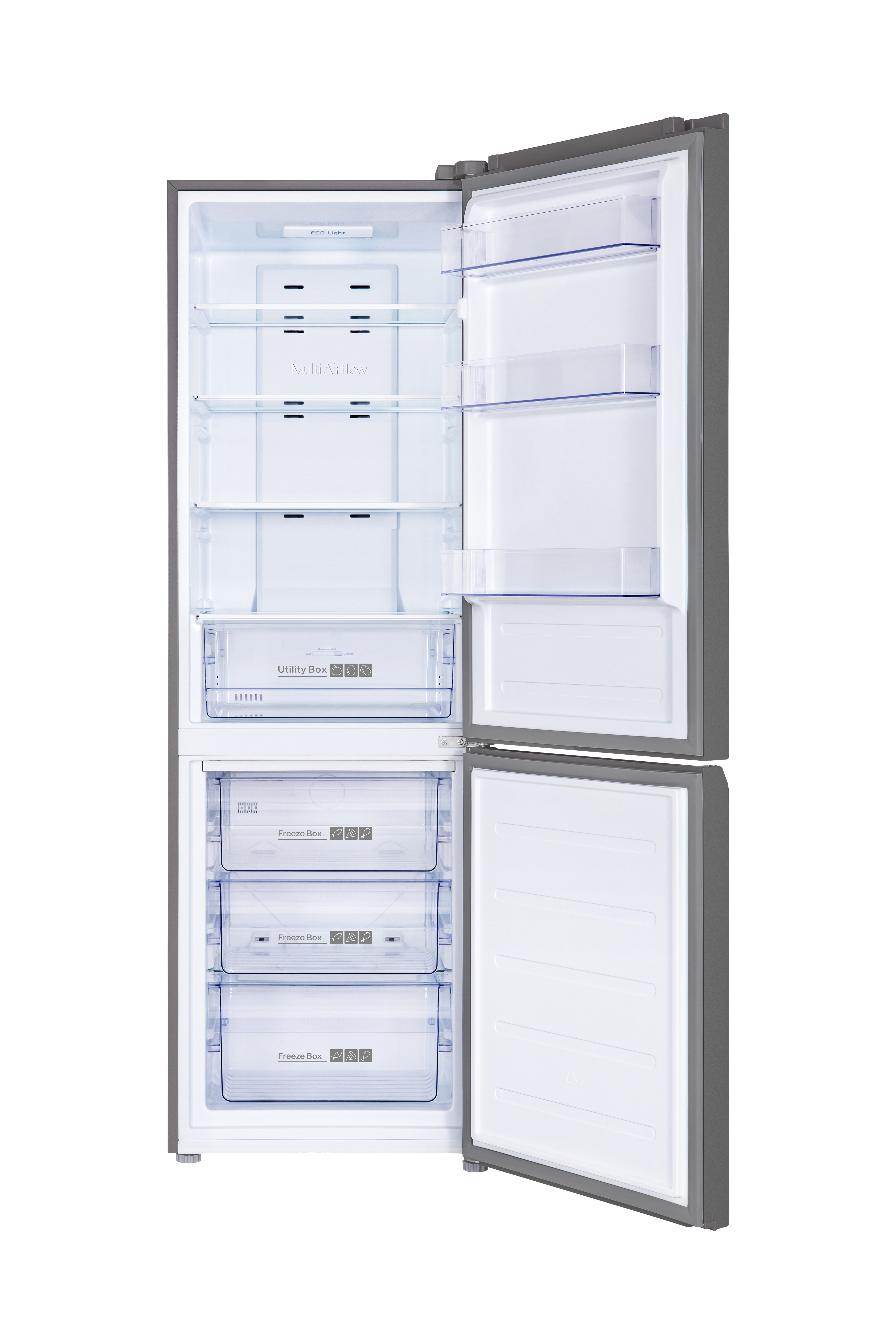 REFRIGERATEUR ATL COMBINE TOTAL NO FROST 03 TIRROIRS/ 275L/ 02 PORTES/ GRIS/R600A/A+
