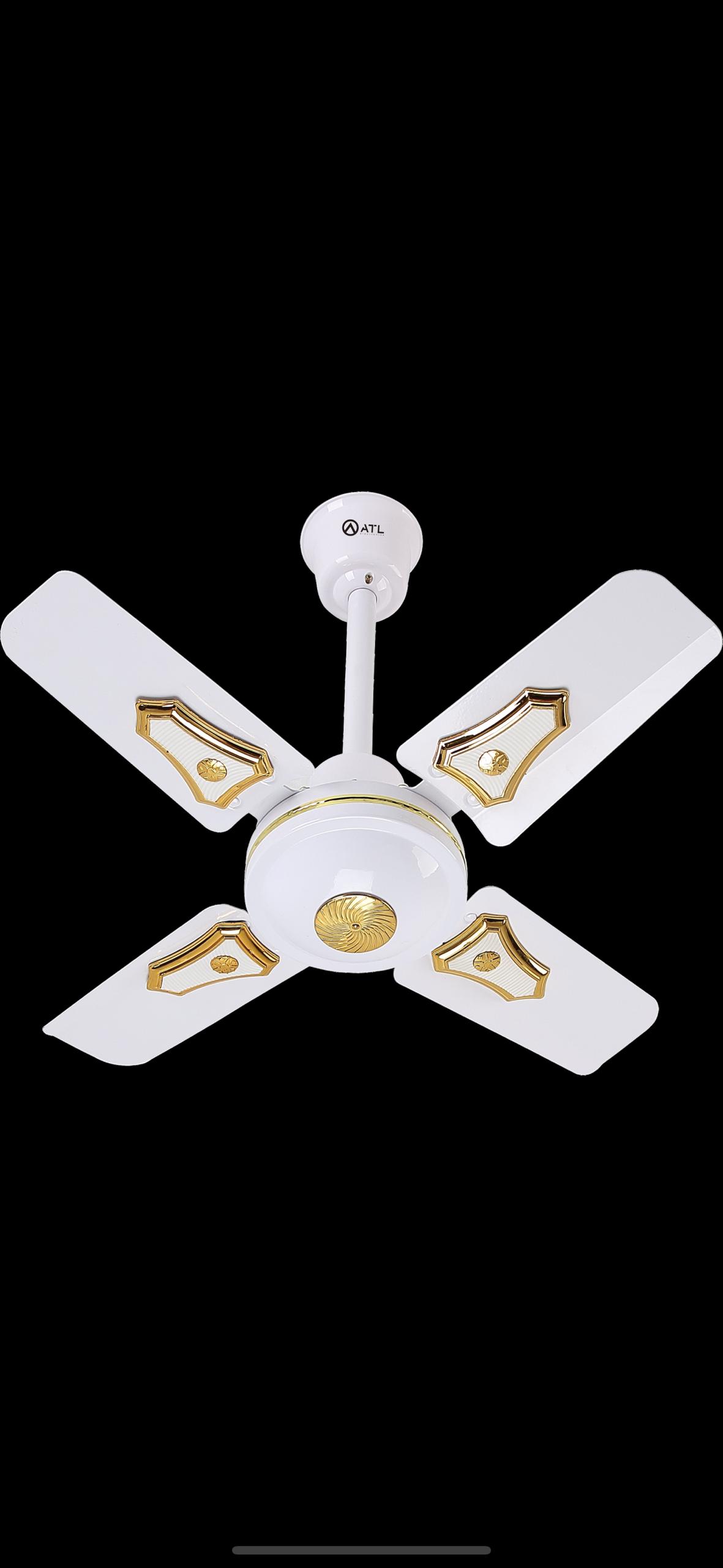 VENTILATEUR PLAFONNIER ATL 24''' / 3 VITESSE / BLANC / 220V / 50Hz / 65W