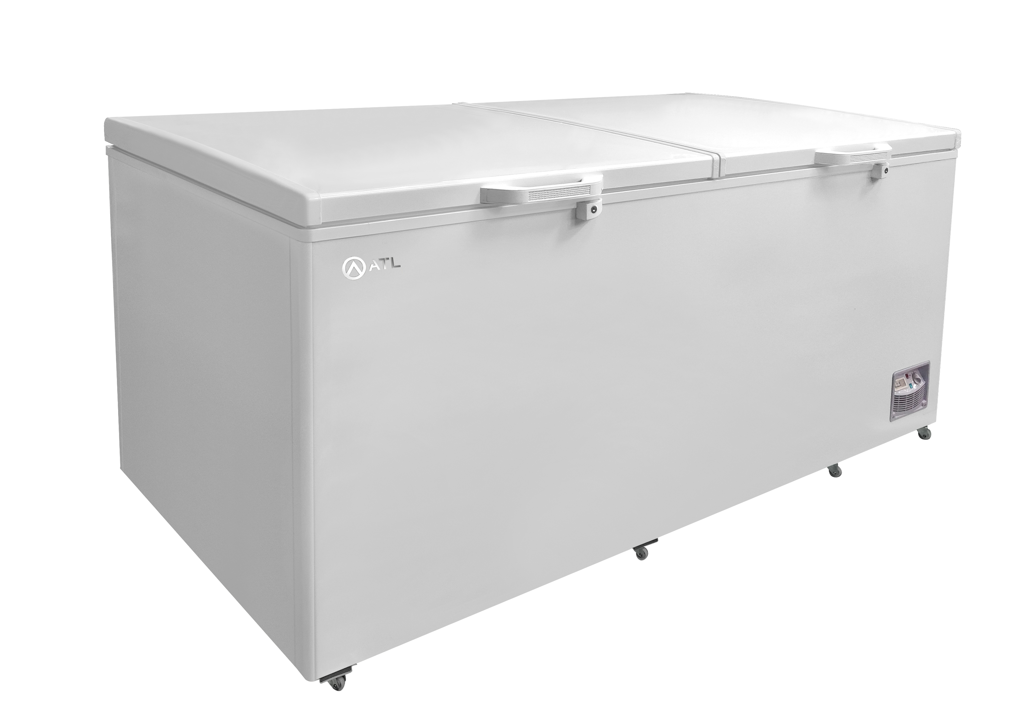 CONGELATEUR HORIZONTAL ATL / 908L /02 PORTES / WHITE / SERRURE / 01 PANIER