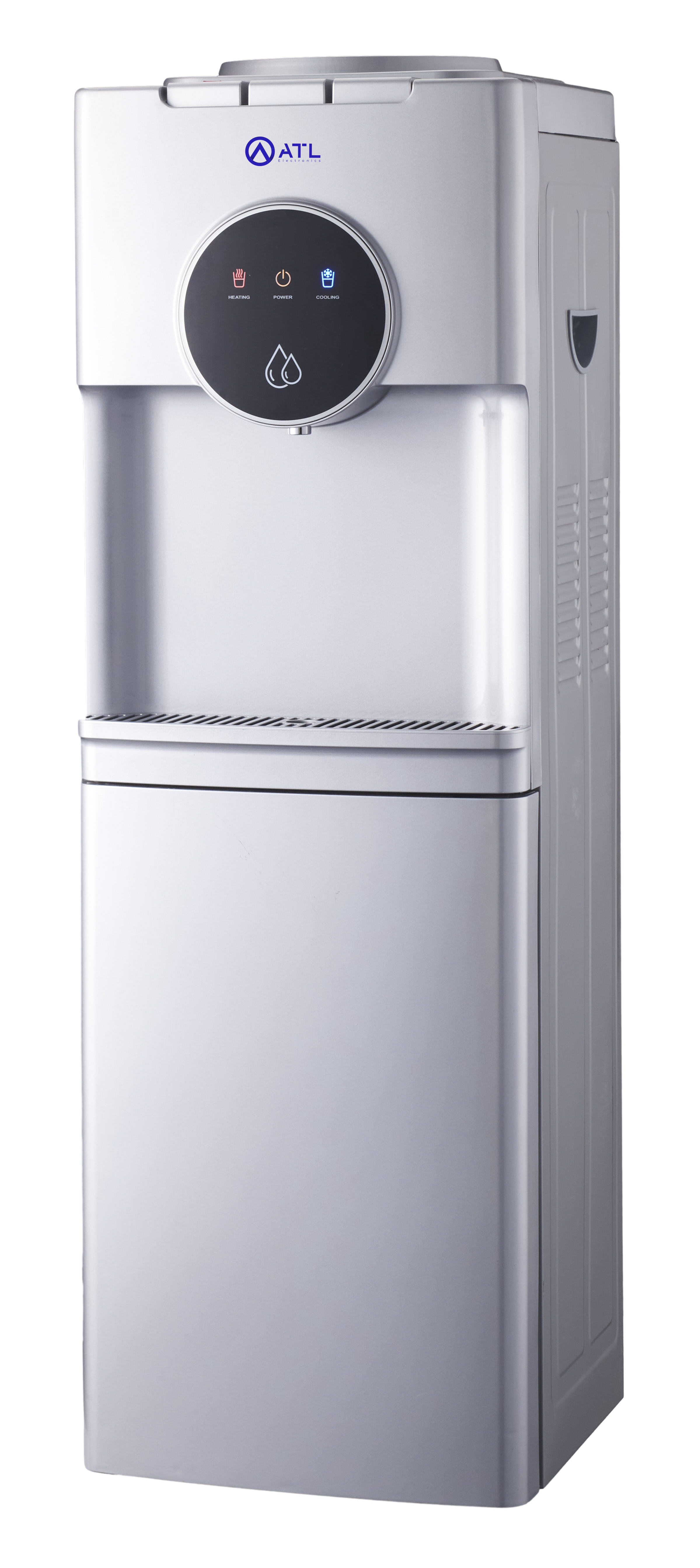 DISTRIBUTEUR D'EAU ATL / 03 ROBINETS / GRIS / AVEC MINI REFRIGERATEUR