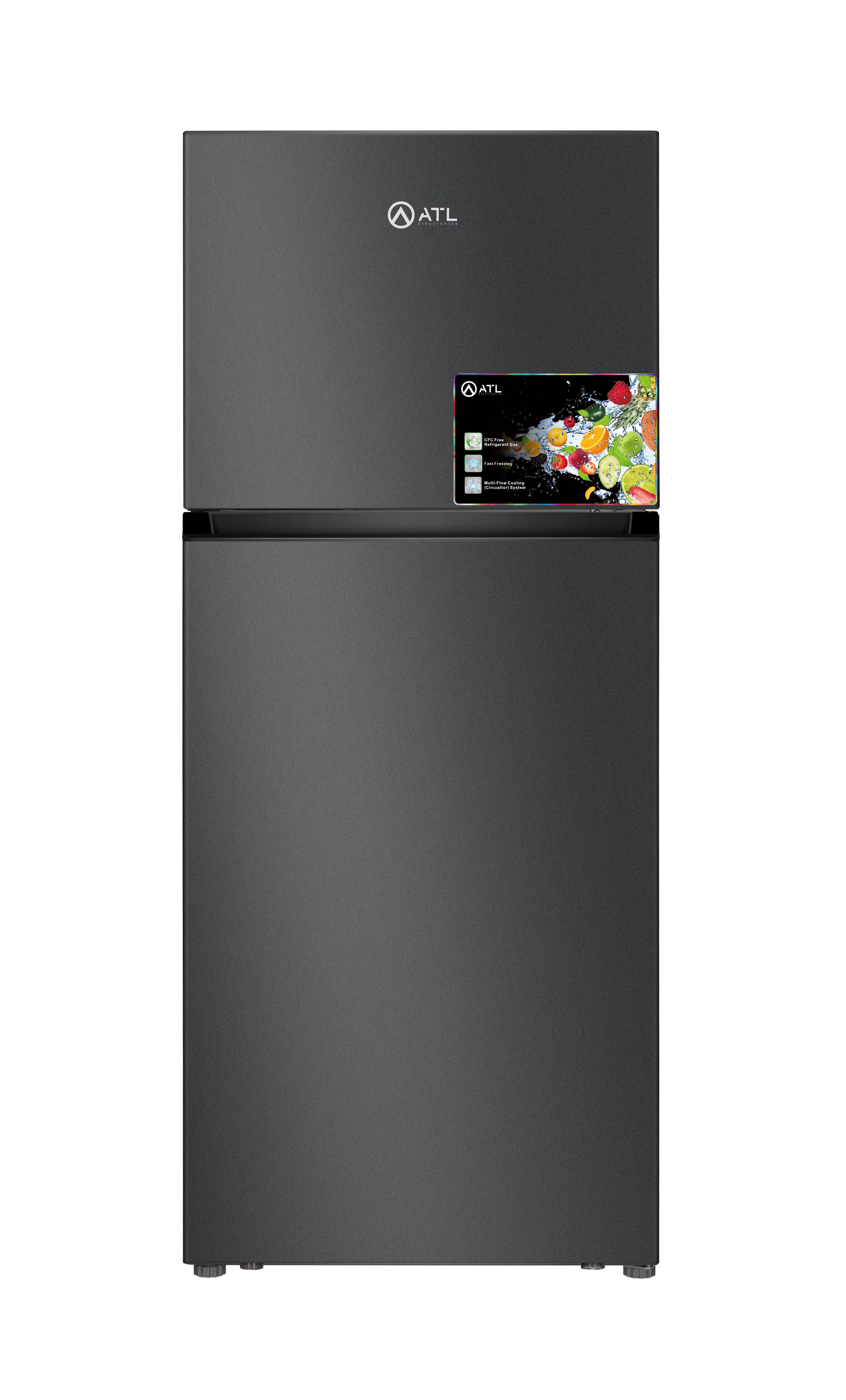 REFRIGERATEUR ATL NO FROST/ 465L/ 02 PORTES/ GRIS/R600A/T CLIMATE