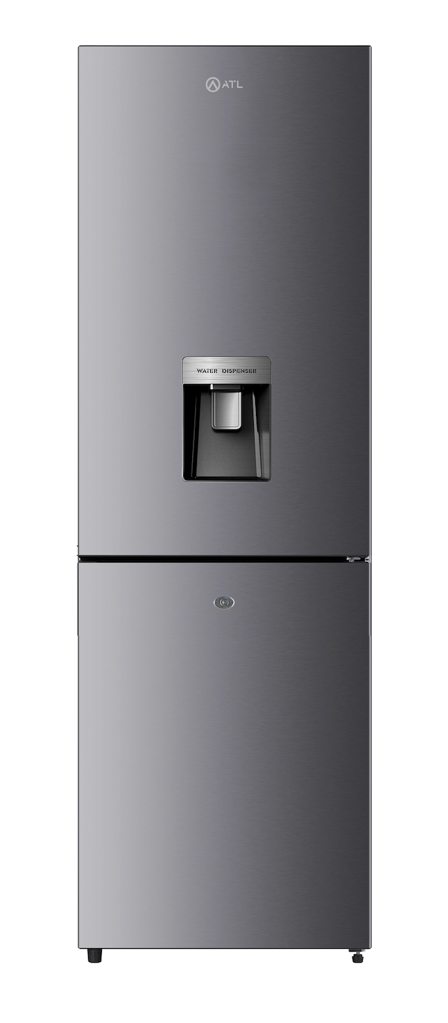 REFRIGERATEUR ATL COMBINE TOTAL NO FROST 03 TIRROIRS/ 310L/ 02 PORTES/ INOX&SILVER