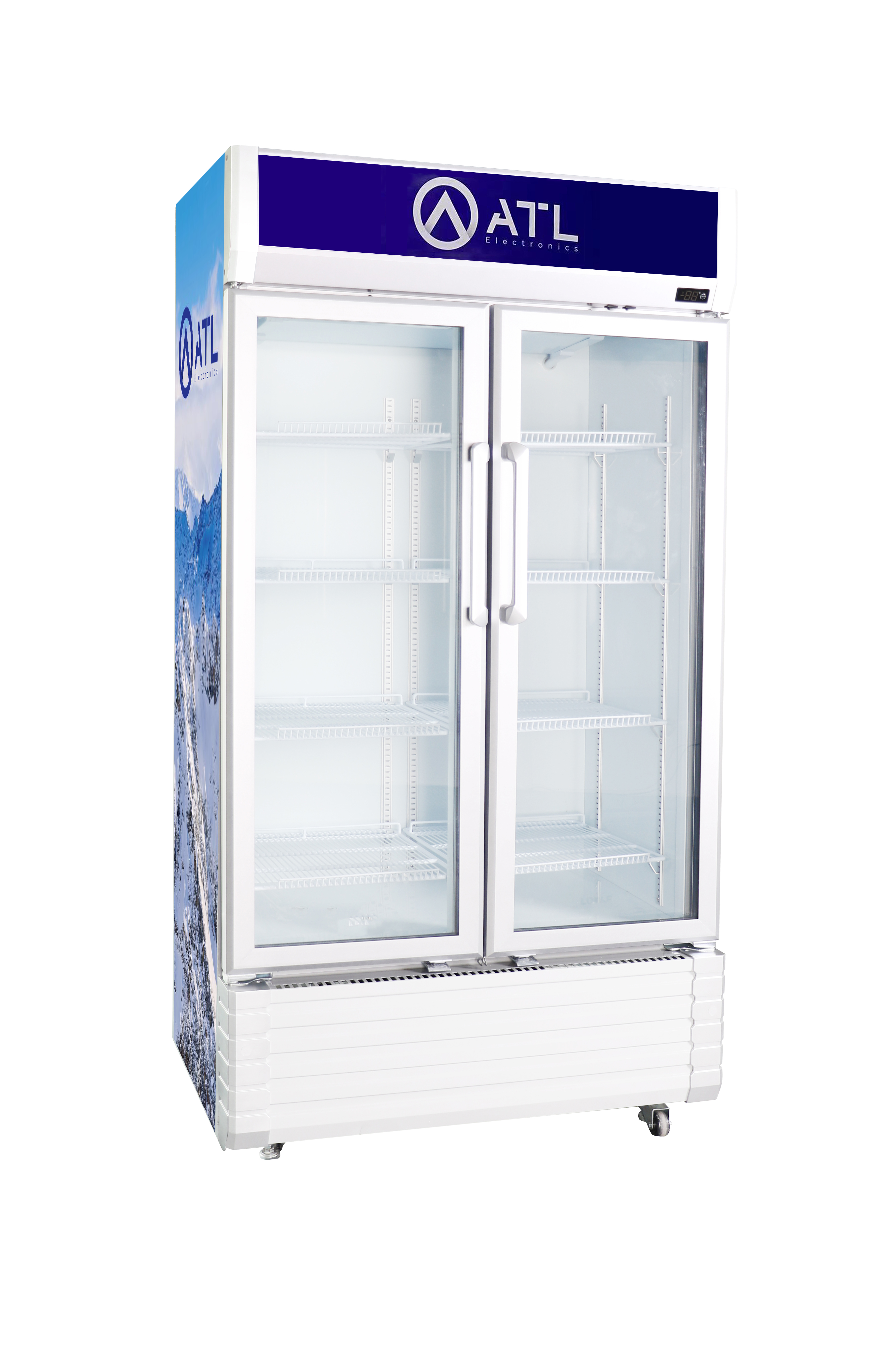 REFROIDISSEUR VITRE ATL/ 600L /02 PORTES 