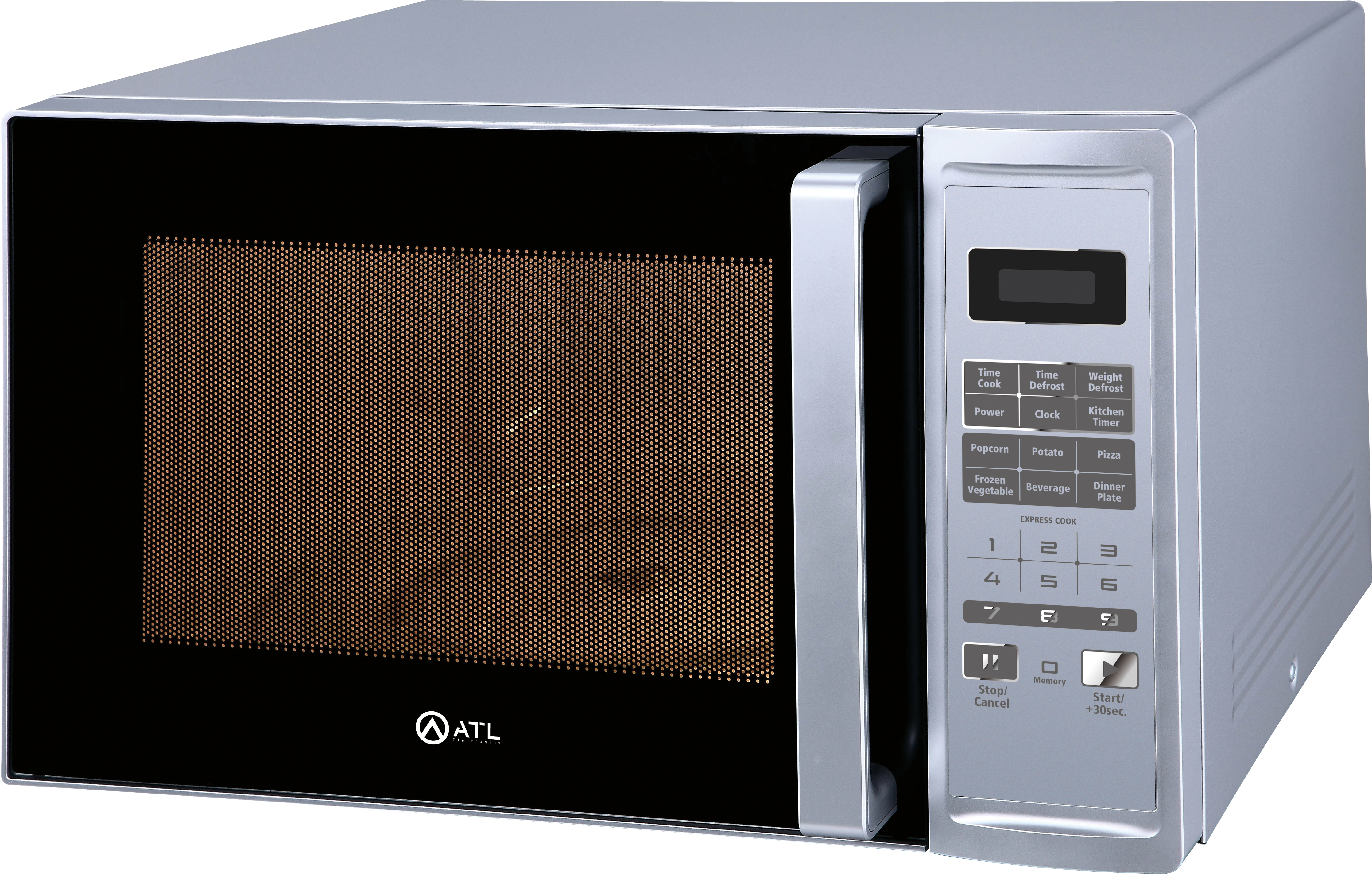 MICRO-ONDE FOUR ATL 34L/ SILVER/ 1000W/ 11 FONCTIONS/ CHAUFFAGE & DEGIVRAGE & CUISSON