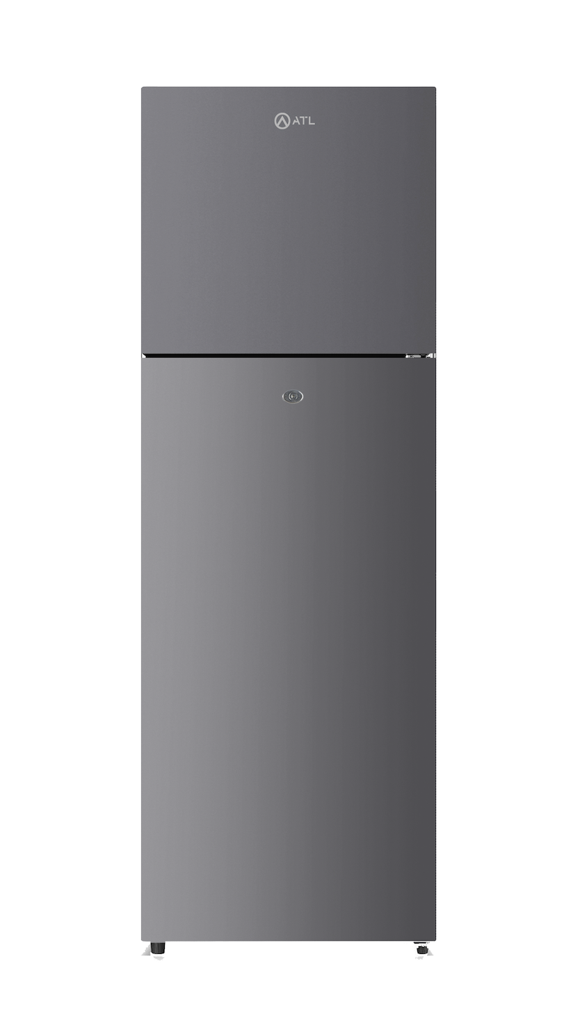 REFRIGERATEUR ATL/ 325L / TOTAL NO-FROST / 02 PORTES/ SERRURE /  INOX&SILVER