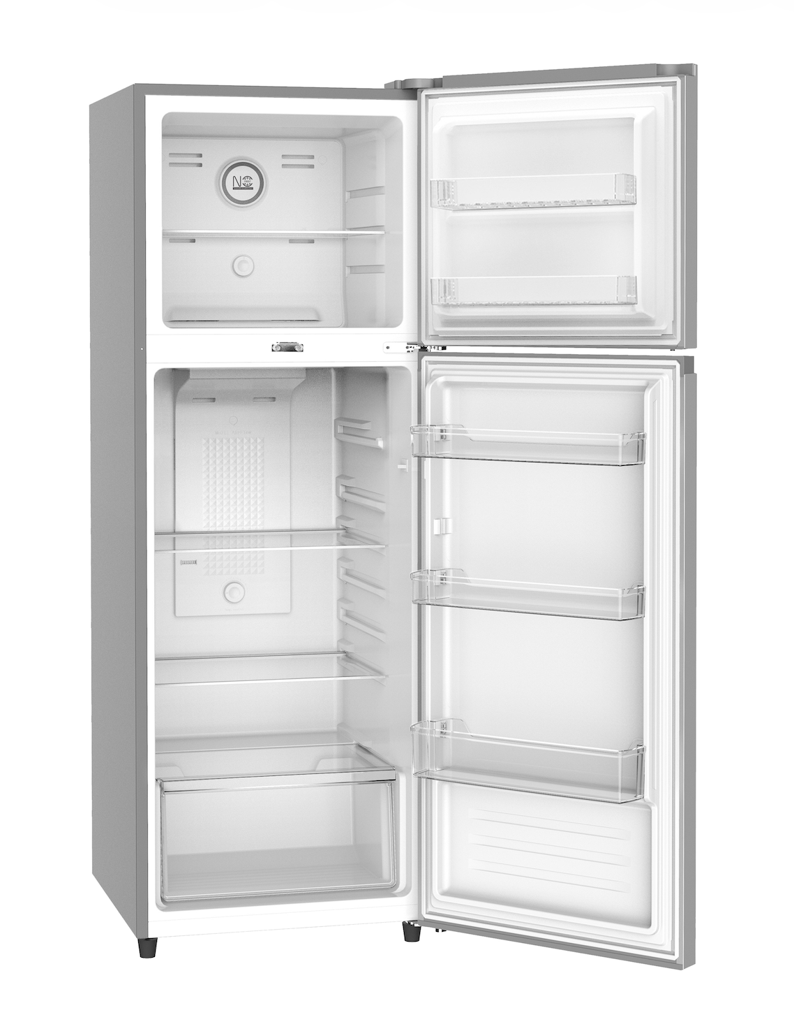 REFRIGERATEUR ATL/ 325L / TOTAL NO-FROST / 02 PORTES/ SERRURE /  INOX&SILVER