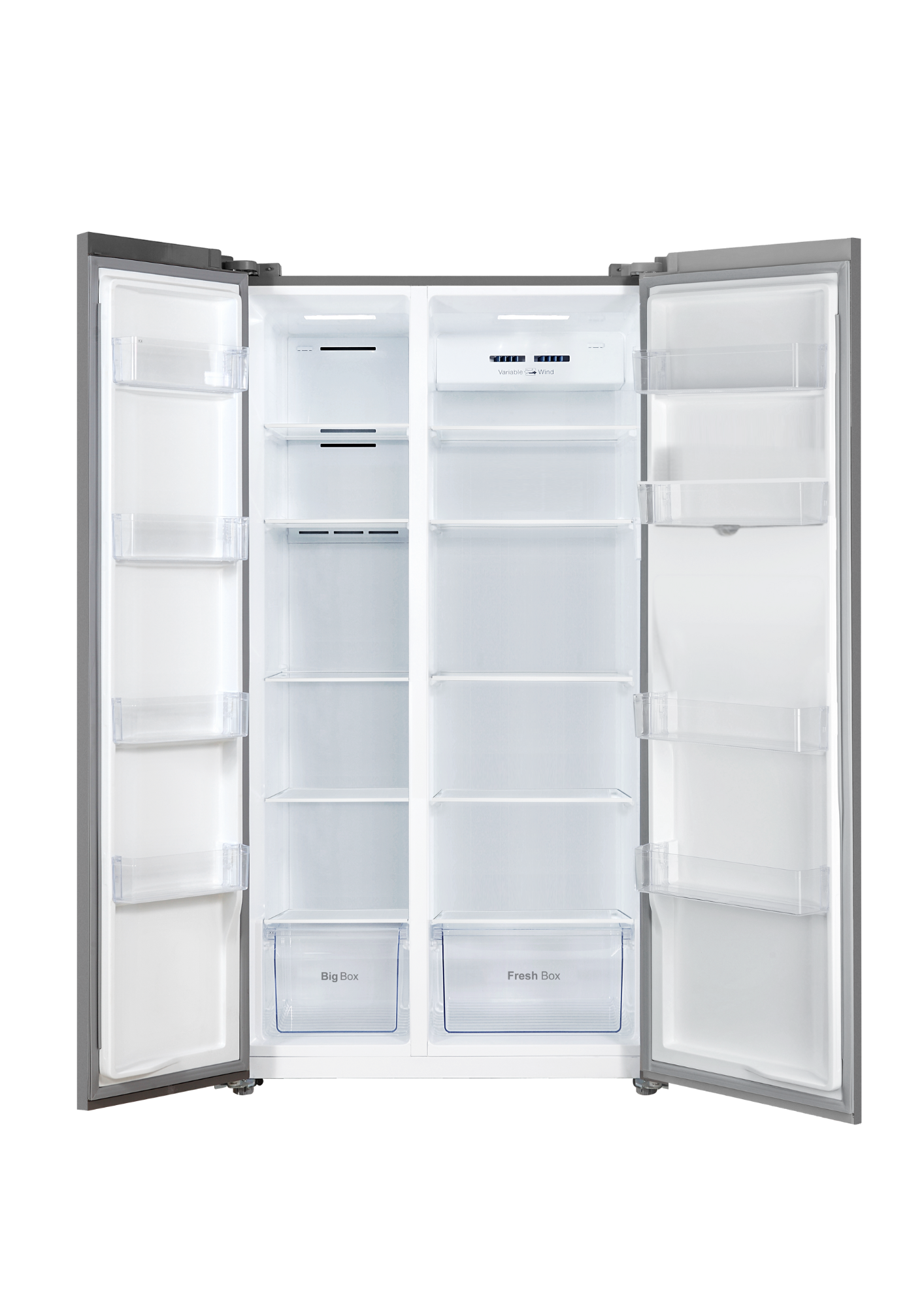 REFRIGERATEUR AMERICAIN ATL SIDE BY SIDE NO-FROST / 488L / 02 PORTES / GRIS/ /R600A/A+